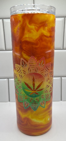 Multi colored Orange & Yellow