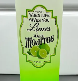 Shot Glass 4oz - When Life Gives You Limes