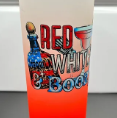 Shot Glass 4oz - Red White & Boozy